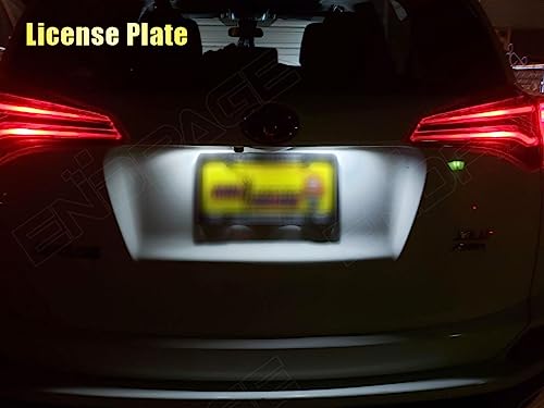 Kit interior de luces LED para Nissan Rogue 9 piezas blanco 6000K miniatura 6
