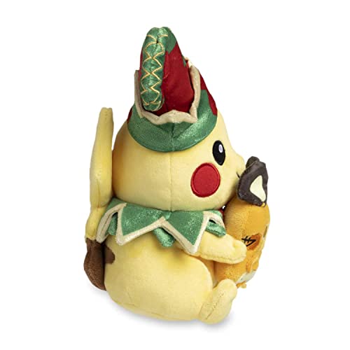 Pokemon Center: Pikachu And Robot Dedenne Toy Holiday Workshop Poké Plush, 8 ¾ Inch #TOP3