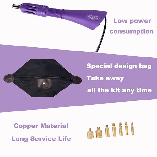 GLOCTO bedazzler kit with Rhinestones hot fix applicator Tool with 5,000 Pieces of Rhinestones, Three gem Sizes and Various Tips, Perfect for Adding Sparkle to Clothing, Fabric, and Craft Projects by GLOCTO - Image 2