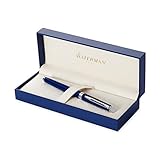Waterman Hemisphere Blue Fountain Pen CT, Fine/Medium Tip, Blue Ink