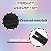 DOITM Reißverschluss Nylon Reißverschlüsse, 20cm lang, 2.5cm breit für Kleidung Tasche Mäppchen Kissenbezug, 10 Stück, Schwarz