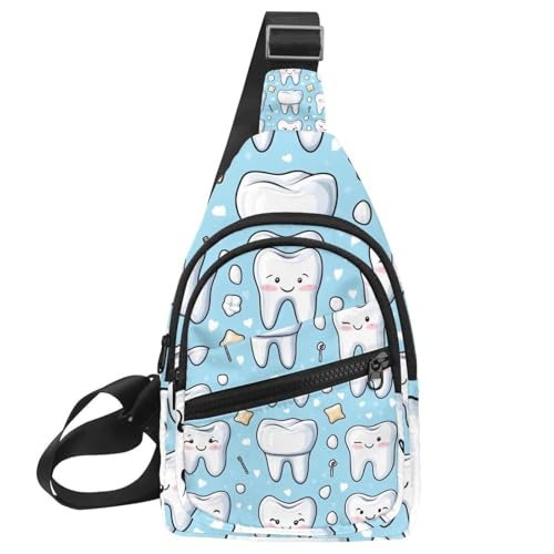 Bolsa de pecho de dientes con correa ajustable para hombro