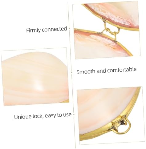 NUOBESTY 4 adet deniz kabuğu takı kutusu, çocuk takısı, midye, mücevher kutusu, yüzük, takı, istiridye tutucu, istiridye kabuğu takı kutusu, kolye, takı, düzenleyici, midye kabuğu - Görsel 7