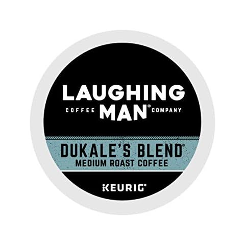 Laughing Man, Dukale's Blend, Single-Serve Keurig K-Cup Pods, Medium Roast Coffee, 96 Count (6 Boxes of 16 Pods) Cover