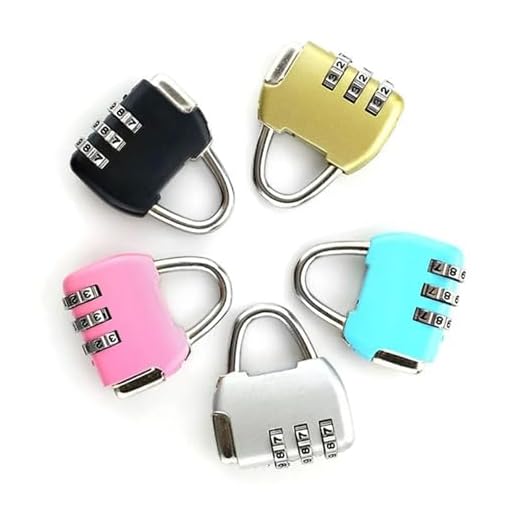 Zinc Alloy Travel Padlock for Suitcases