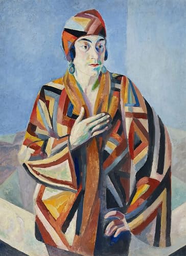 Impression sur toile Portrait de Madame Mandel Delaunay salon 60x90