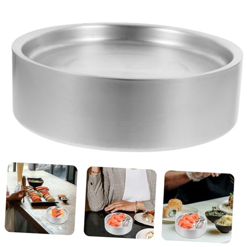 Plato Sashimi de Acero Inoxidable Cabilock para Sushi miniatura 2