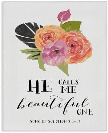 Amazon.com: Stupell Industries 'He Calls Me Beautiful One Spiritual ...