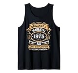 originale annata 1975 regalo anni 50 compleanno uomo donna canotta