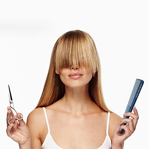 Allegro Combs 450 Tapered Hair Combs Barber Combs Hair Cutting Combs Hairstylist Combs Women's Combs Men's Pocket Combs Made In The Usa. 6 Pcs. (Teal) #TOP5