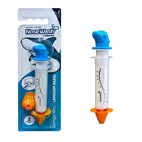 Seringa de Lavagem Nasal Para Bebês e Crianças NoseWash (Tubarão) 1 Seringa de Lavagem Nasal Para Bebês e Crianças NoseWash (Tubarão)