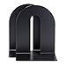 Officemate? OIC? Magnetic Heavy-Duty Bookends, 10" x 8" x 8", Black, Set Of 2