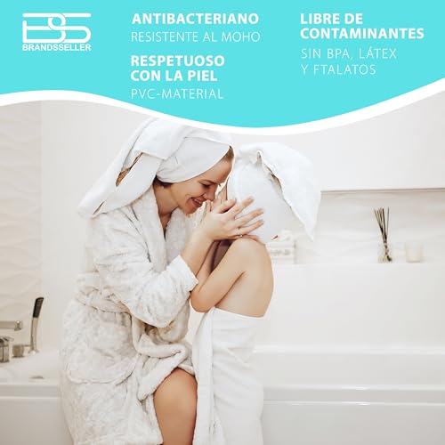 Miniatura 4 de Brandsseller-Alfombra De Baño Antideslizante En Efecto Piedra Con Ventusa Mezcla 70x35cm