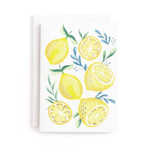 Minted | Blank Greeting Card, All Occassions, 5x7 w/Envelope | Lemons