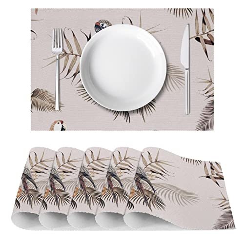 Set de table perroquet tropical anti-chaleur pour protéger votre table des taches - 3