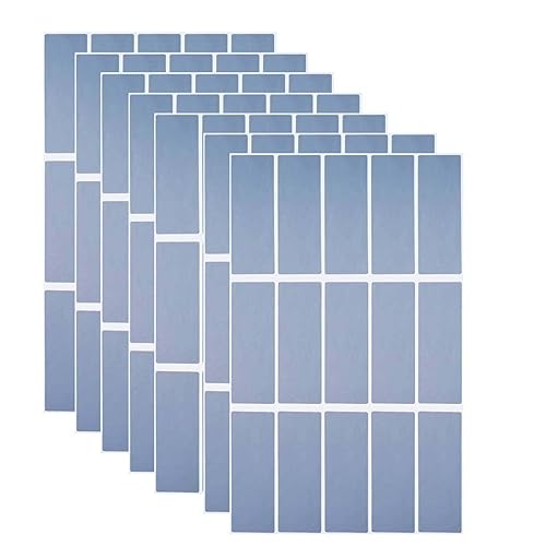 SSRDFU 105 pcs Tarjeta Rasca Pegatinas - Tarjeta Rasca Etiqueta Pegatina, Scratch Sticker,Rascar Pegatinas Rasca y GANA Rectángulo Etiquetas Rasca, para Postal, Regalo Sorpresa, 48x15mm, Gris