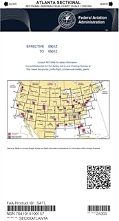 FAA Atlanta Sectional Chart - Always Current Aeronautical Map - Select Chart Cycle