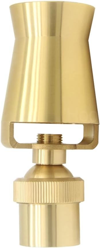Hooshing Brass Fountain Nozzle 1.5" DN40 Internal Thread Ice Tower Sprinkler Head for Park Museum Library Fountain Pond