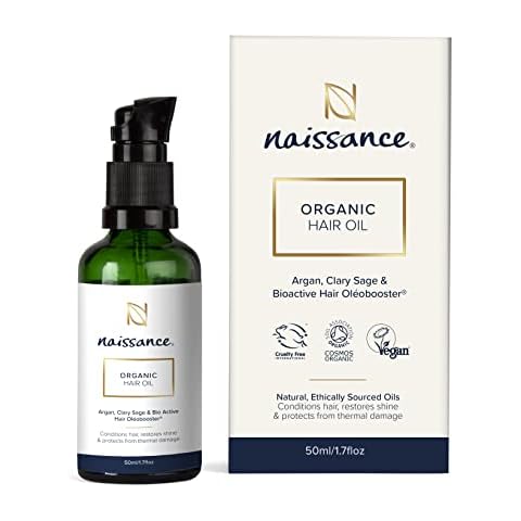 Naissance Bio-Haaröl 50ml - Pflegendes Haar-Serum mit Arganöl für Haarwachstum - Natürliche Behandlung für Trockenes Cover