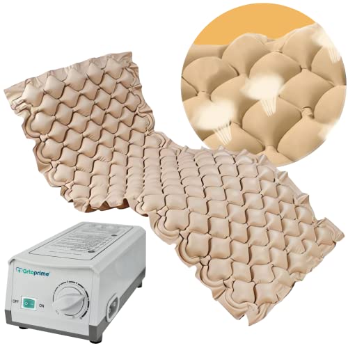 OrtoPrime Colchón Antiescaras Celdas Aire Alternante con Compresor SILENCE CONFORT INCLUIDO - Colchones Antiescaras - Colchón anti úlceras Antiescaras para cama - Colchón para Escaras 200x90x7cm