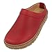 Produktbild HAFLINGER Travel-Classic Eleganter Clog aus Leder mit Eva-Sohle Rot (771), Gr. 38
