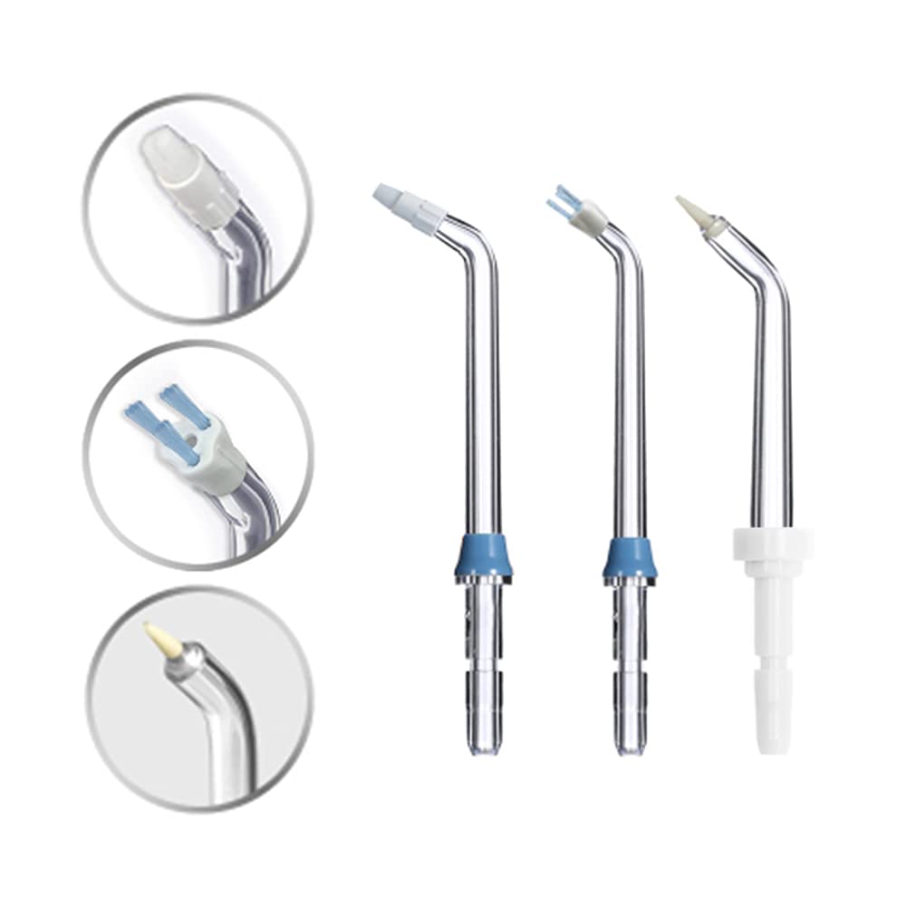 6 pezzi Set di Ugelli per Irrigatore Orale Punte del Getto di Ricambio Compatibile con Waterpik Idropulsore WP-100 WP-250 WP-450 WP-560 WP-660 WP-811 WP-900 WP-940