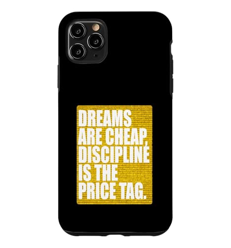 University Varsity-�S�[���h�J���[ Discipline Is The Price Tag �X�}�z�P�[�X iPhone 11 Pro Max �p