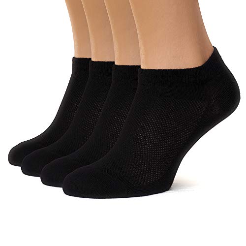 Image of Duna Ankle Socks for Womens - Ultra Thin Breathable Cotton Sport Socks - Athletic, Running, Low Cut, No Show (4 and 6 pairs)