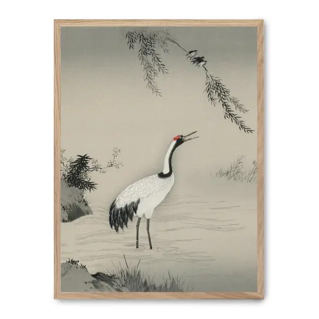 Tableau grue dans la nature FASE5 habillez un mur vide facilement