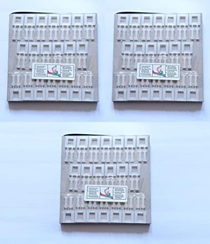 Polypropylene pallet/box strapping kit: 50m x 12mm strapping + 20x plastic buckles - in cardboard dispenser (White)