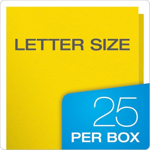 Oxford Duotangs with Two Pockets, Yellow, Pocket Folders with Fasteners, Textured Paper, Letter Size, Box of 25, Ideal for Schools, Teachers, Home, and Office Organization by Oxford - Image 4