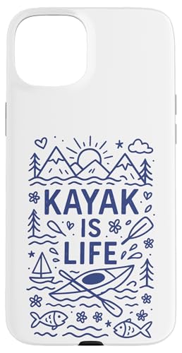 Kayak Canoes-Boat Kayaking, JbN tBbVO JbN V[JbN ނ JbN X}zP[X iPhone 15 Plus p