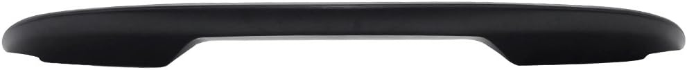 IKON MOTORSPORTS, Trunk Spoiler Compatible with 2011-2016 Scion tC, OE Factory Style Unpainted Black ABS Plastic Rear Trunk Lid Spoiler Wing Lip