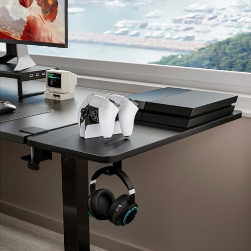 PEGZONE Ergonomische Schreibtisch Erweiterung, Schreibtisch Extender mit Laptopständer, 700 * 300MM, Tastaturablage,Armlehnenregal, Computertischverlängerung, geeignet für Zuhause und Büro