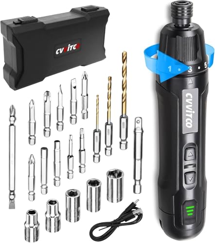 CVVITOO dhCo[ 3.6V R[hX hCo[Lbg dgN 6N.m 蓮 20N.m  USB Type-C [d ƒp ^Ƌ gݗ C DIY