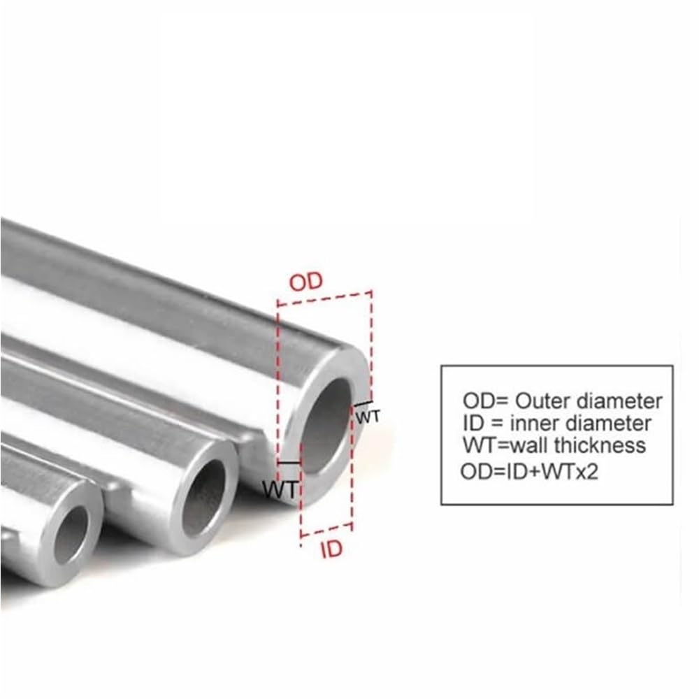 Tuyau Rond En Fer De Précision OD 18/19/20/21/22/23/24/25mm, Tube En