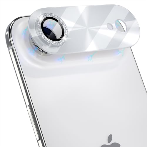 Protection objectif pour Téléphone 17 Air Choiche avec verre trempé 9H et anneau en métal de 6,6