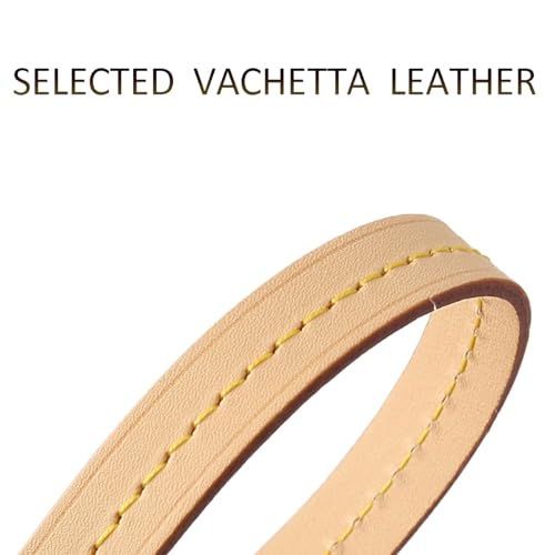 Image of jiesinlov Purse Hand Wrist Strap,Vachetta Leather Replacement Wristlet Keychain Strap for Clutch Bag