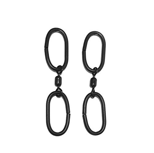 edusite - Extensiones giratorias para plantas colgantes para girar ganchos de plantas, perchas de macramé, campanillas de viento, etc. No motorizadas