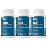 Dr. Tobias Colon 14 Day Cleanse, Advanced Gut Cleanse Detox for Women & Men with Cascara Sagrada, Psyllium Husk, Senna Leaf & Probiotics, Non-GMO Colon Cleanse, 3 Bottles of 28 Capsules (1-2 Daily)