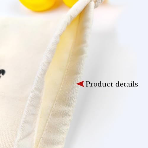 LANBAIHE You've Been Ducked, Duck bag Rubber Duck Drawstring Bag, Reusable Rubber Duck Bag 14.6 x 11.8 inches, Great Gift for Any Duck Enthusiast - Burlap Drawstring Bag3