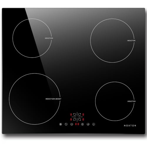 Image of Noxton 24 Inch Induction Cooktop, Built-in 4 Burners Induction Stovetop
