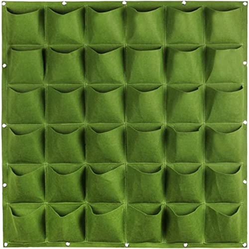 TPPIG Bolsillos colgantes de la pared de plantación Maceta de la bolsa de cultivo impermeable plantador de jardín vertical suculentas decantador de maceta de planta