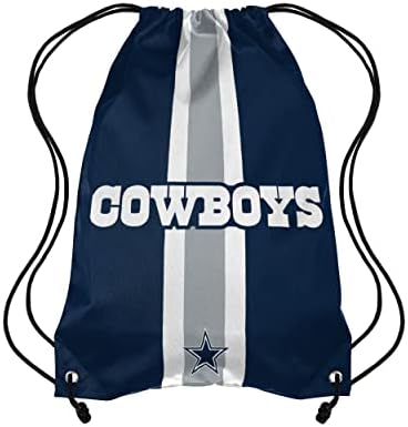 FOCO Dallas Cowboys NFL Team Stripe Wordmark Drawstring Backpack