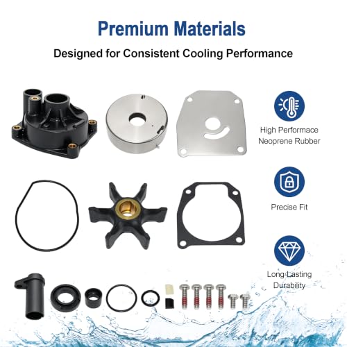 Image of MARKGOO Water Pump Repair Kit 432955 for Johnson Evinrude 40-75HP Outboard