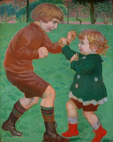 Poster vintage portrait tableaux art décor boxe Maurice Denis 60x90cm