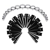 Aciers acryliques de haute qualit¨¦ et tunnels frais en acier inoxydable 316L, bijoux de piercing d'oreille hypoallerg¨¦niques et sans nickel