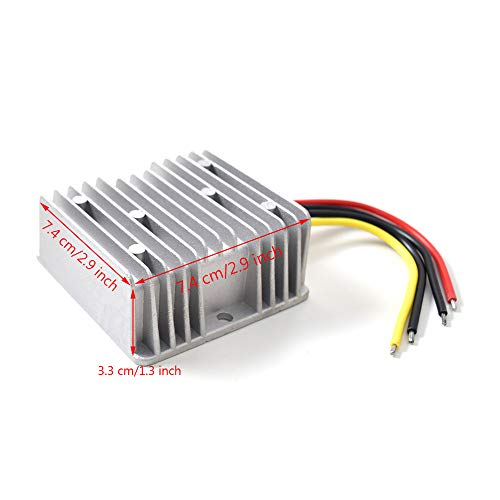 Transformator 5 V tot 12 V, DC-DC converter Step Up 8 A 96 W waterdicht, spanningsomvormer voor voertuig, auto, motor, boot, radio, stereosysteem (accepteer DC 5-11 V ingangen)