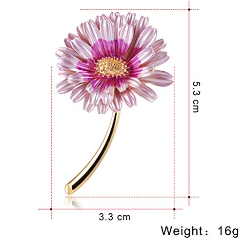 Partykindom 1Pc Chic Lovely Sunflower Design Brooch Trendy Style Fashionable Alloy Brooch For Mother' S Day Gift Women Decor For Banquet Celebration Favors #TOP5