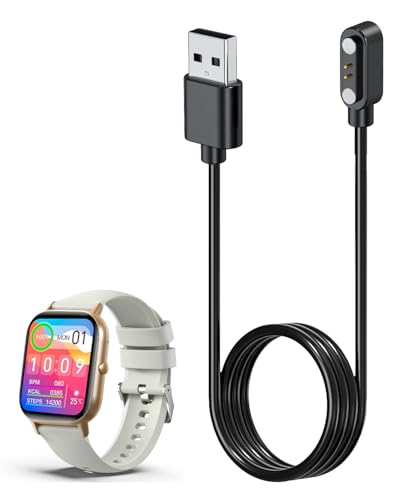 For Raineed C23 / S12 2.01�C���` �X�}�[�g�E�H�b�` �[�d�P�[�u�� USB ���C�[�d��yKONXISA�z�ėp�}�O�l�b�g�R�[�h ���C�z�� ���ϋv �y�� ������ �����^�ѕ֗� ���s�p�i1�{�Z�b�g�j